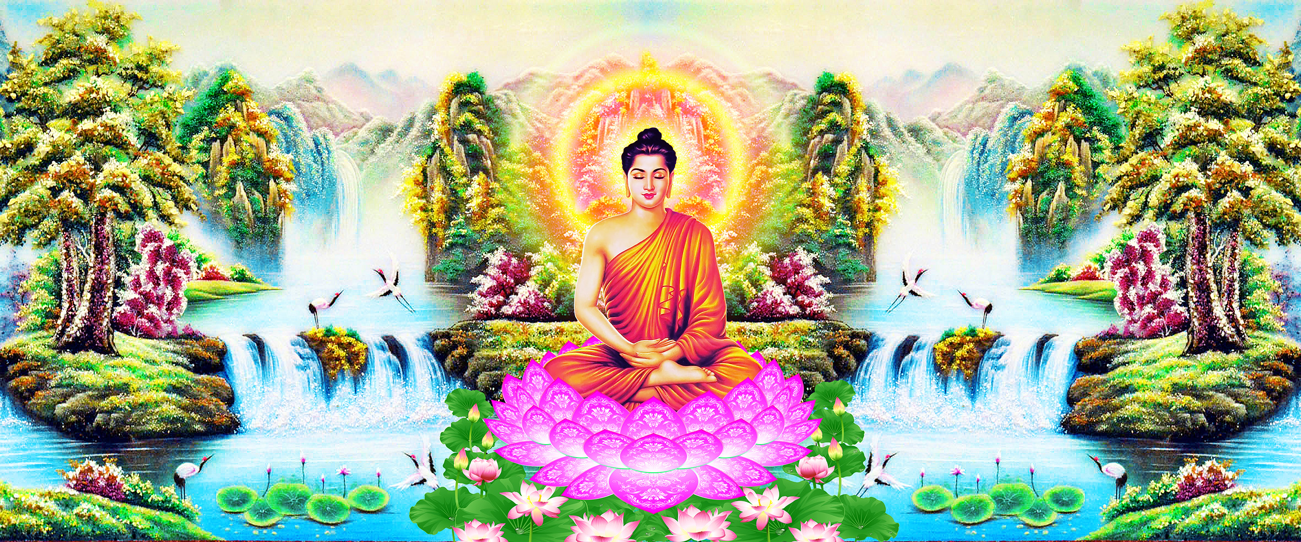 Bức hình của Phật Pháp Khổ Lớn sẽ khiến bạn bị cuốn hút bởi sự trang nghiêm và sức mạnh nhân văn vô tưởng của Đức Phật.