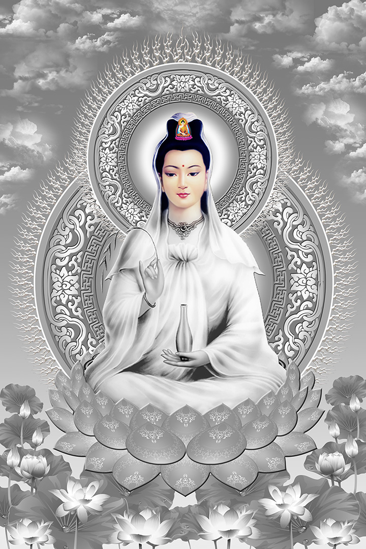 Hình ảnh Phật trắng đen tạo cảm giác yên tĩnh và thanh tịnh. Để trầm tư và suy ngẫm, hãy đến với những bức ảnh này.